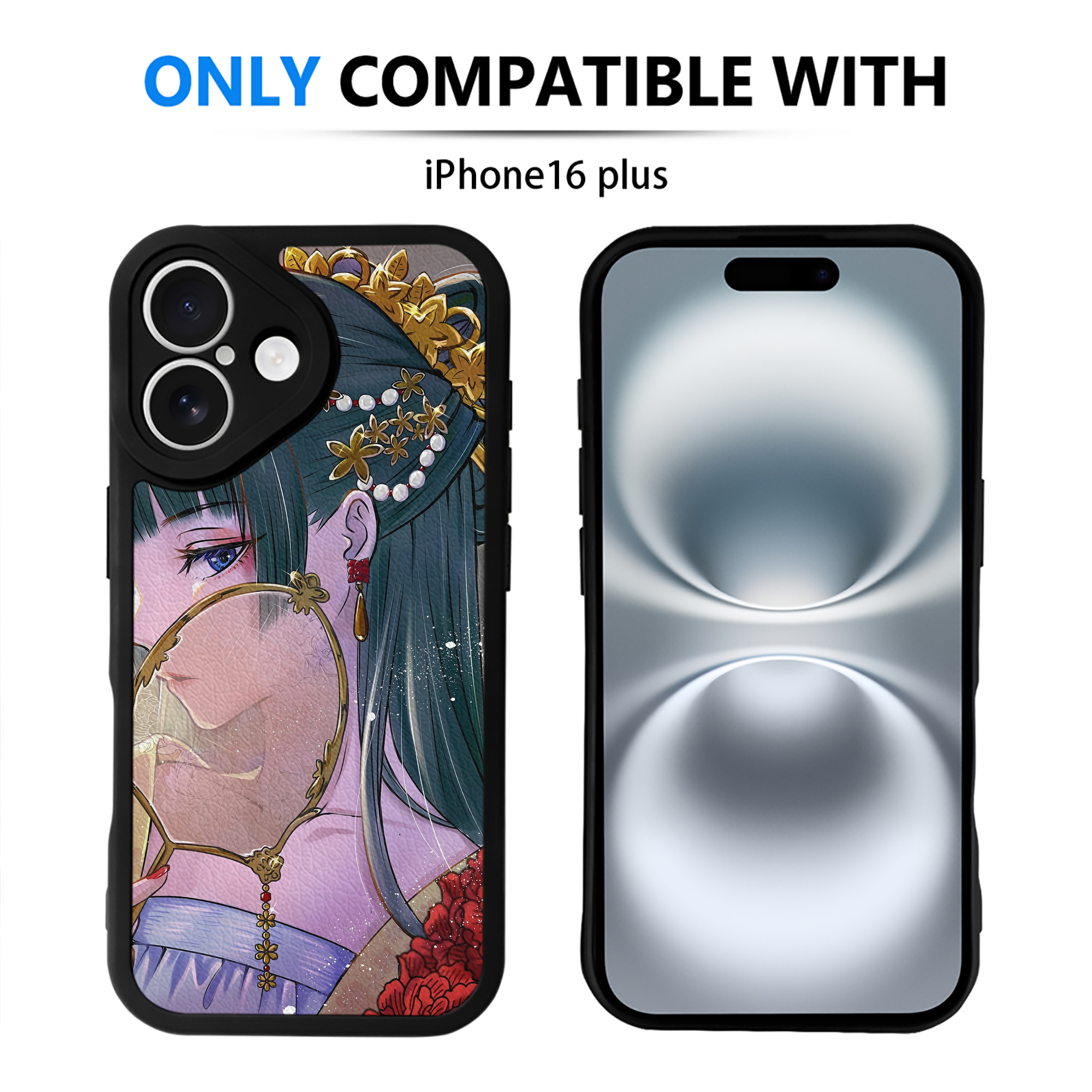 （画像用） 薬屋のひとりごと The Apothecary Diaries 【iPhone 16シリーズ対応】シリコンスマホケース（レザー調） 材質：シリコン